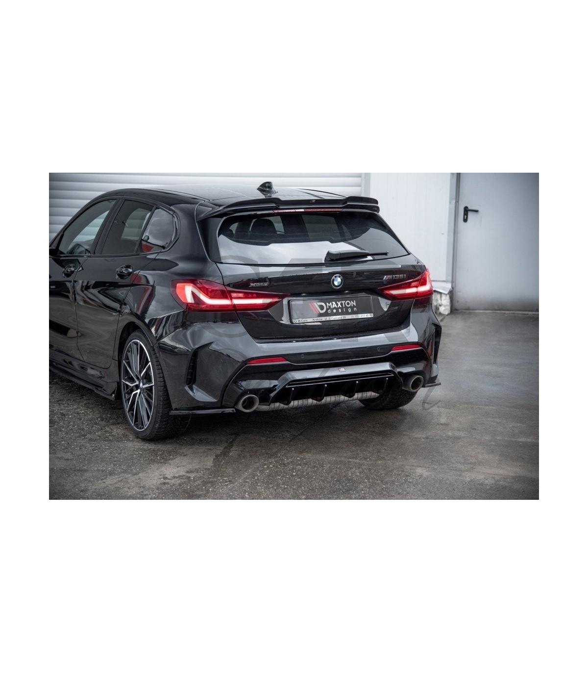 Lame avant M Performance en noir brillant pour BMW Série 1 F40