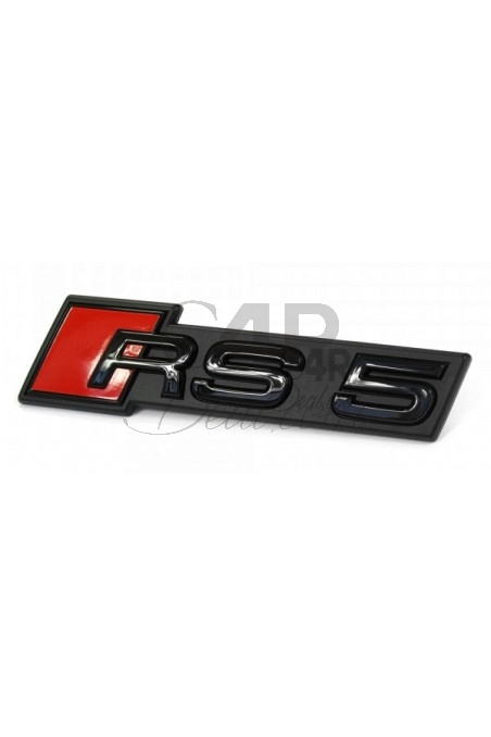 Emblème Audi RS5 avant noir brillant